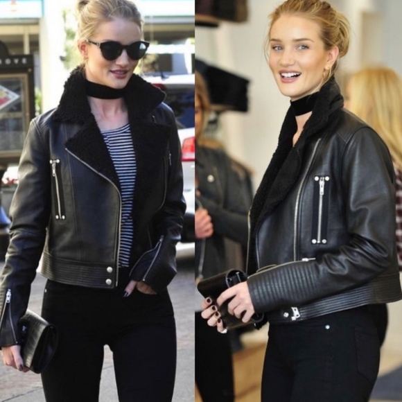 NWT PAIGE | Rooney Leather Jacket - Picture 3 of 13